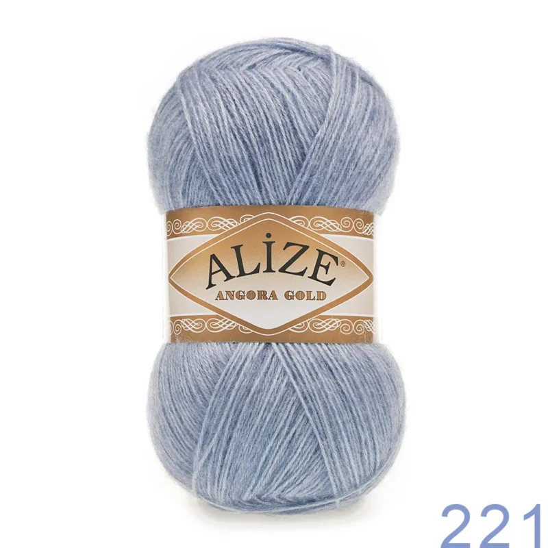Alize Angora Gold 221 ღია ჯინსისფერი მელანჟი