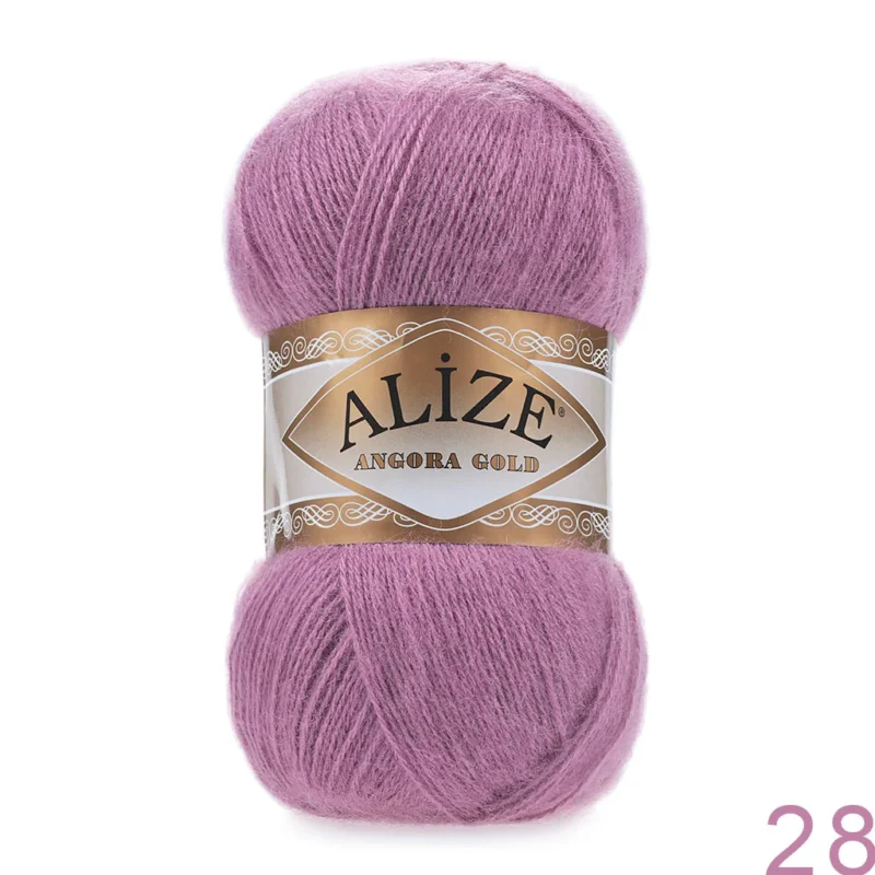 Alize Angora Gold 28 თბილი იასამნისფერი