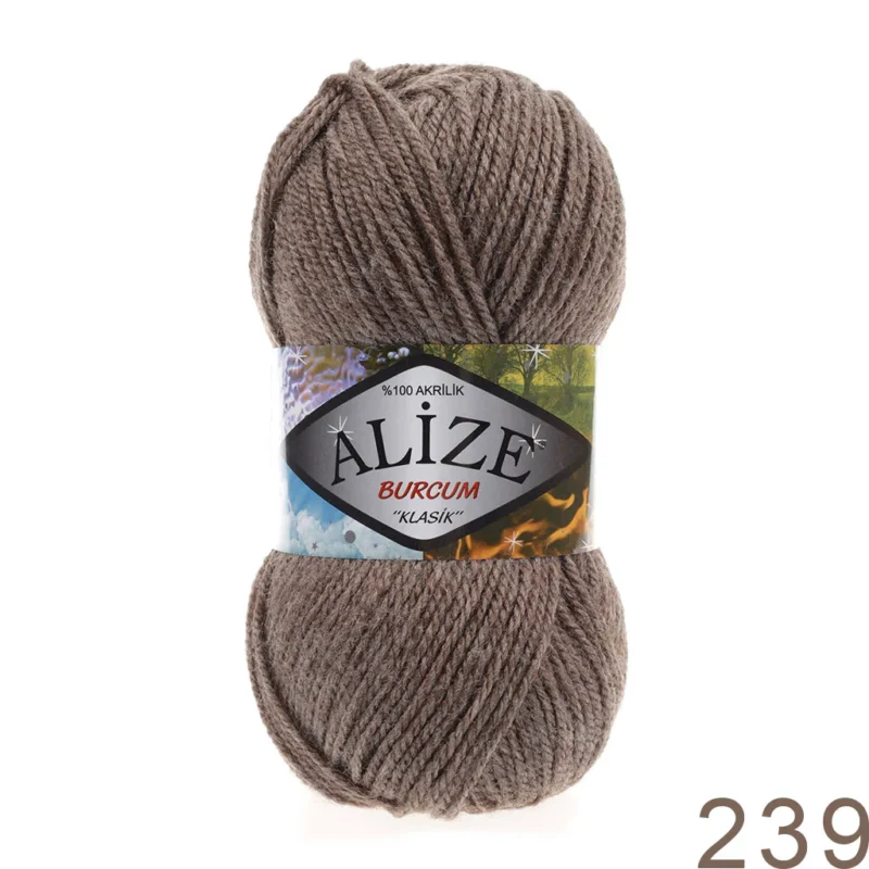 Alize Burcum Klasik 239 ყავისფერი მელანჟი