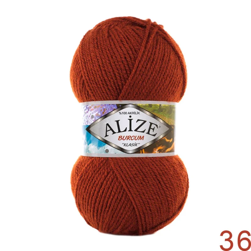 Alize Burcum Klasik 36 აგურისფერი