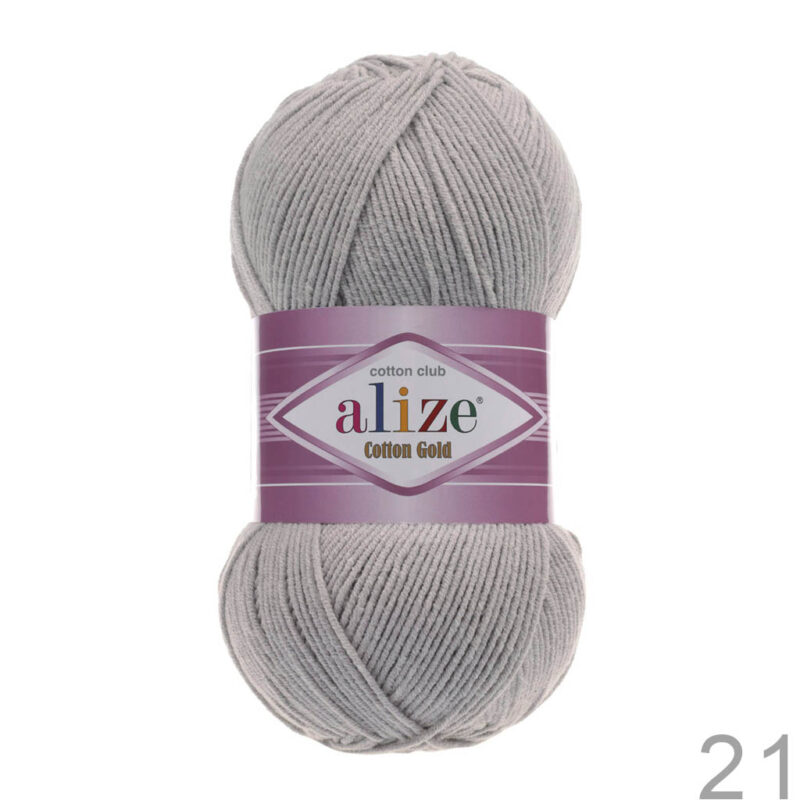 Alize Cotton Gold 21 ნაცრისფერი მელანჟი