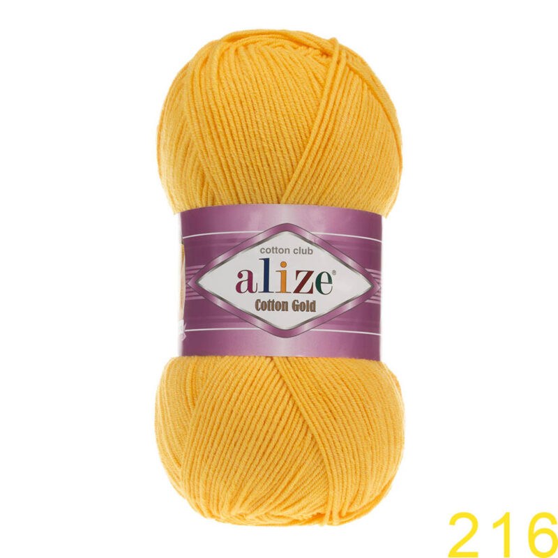 Alize Cotton Gold 216 ყვითელი