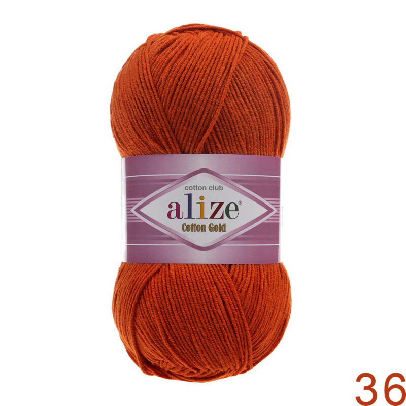 Alize Cotton Gold 36 აგურისფერი