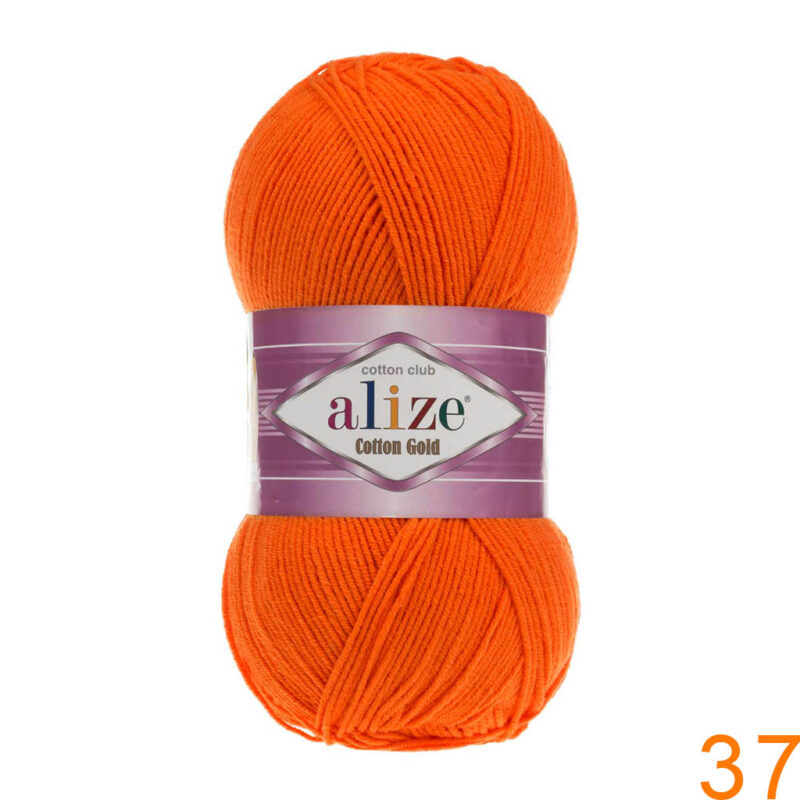 Alize Cotton Gold 37 მუქი ნარინჯისფერი