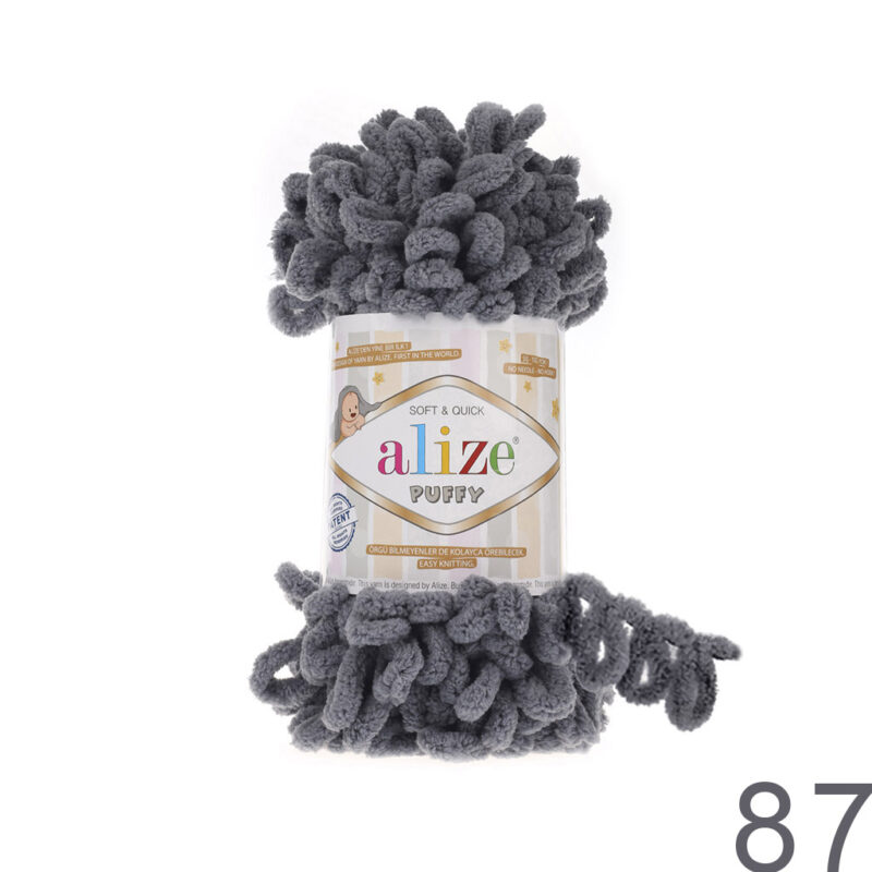 Alize Puffy 87 რუხი