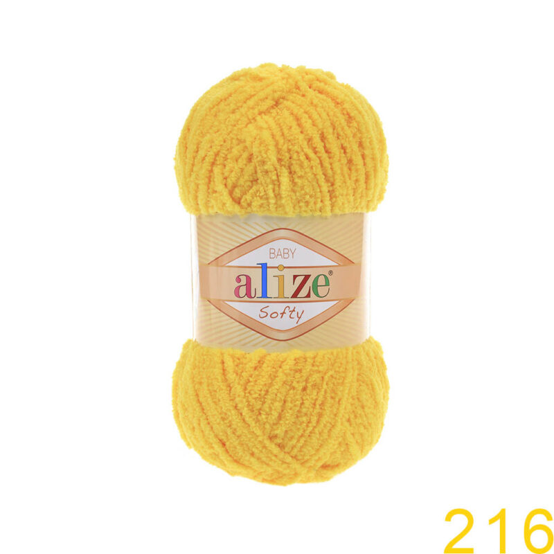 Alize Softy 216 ყვითელი