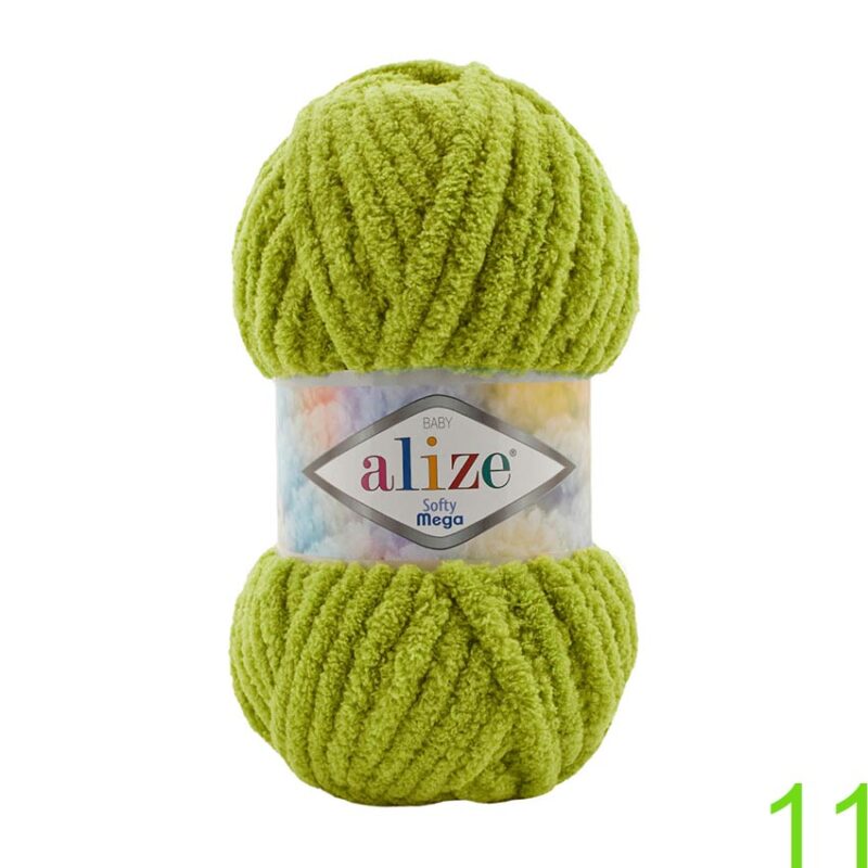Alize Softy Mega 11 ფისტასფერი მწვანე
