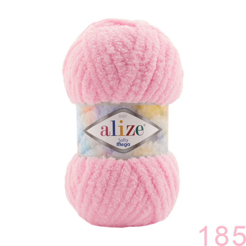 Alize Softy Mega 185 ვარდისფერი
