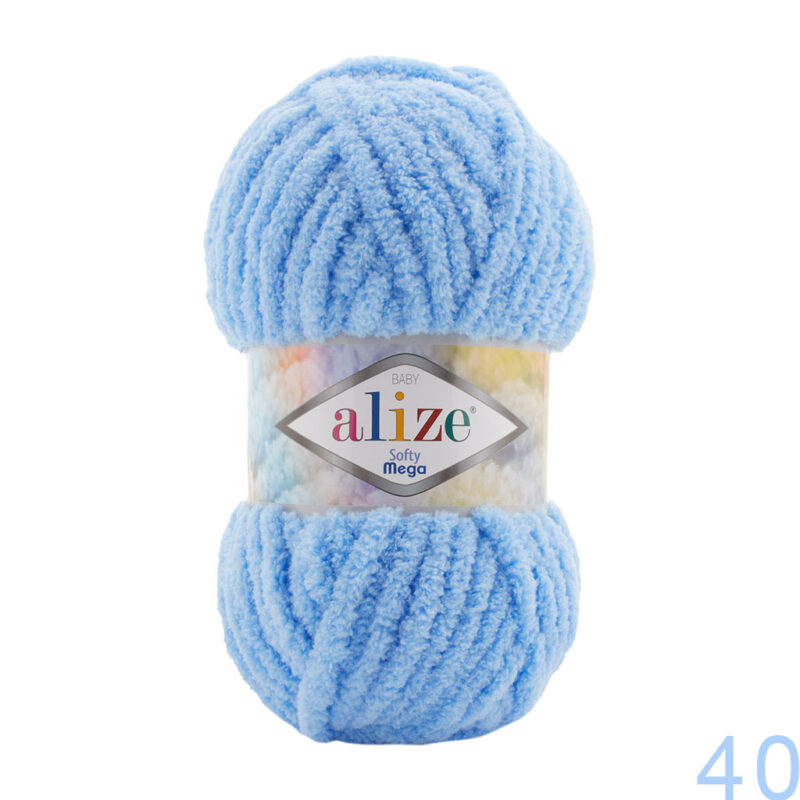 Alize Softy Mega 40 ცისფერი