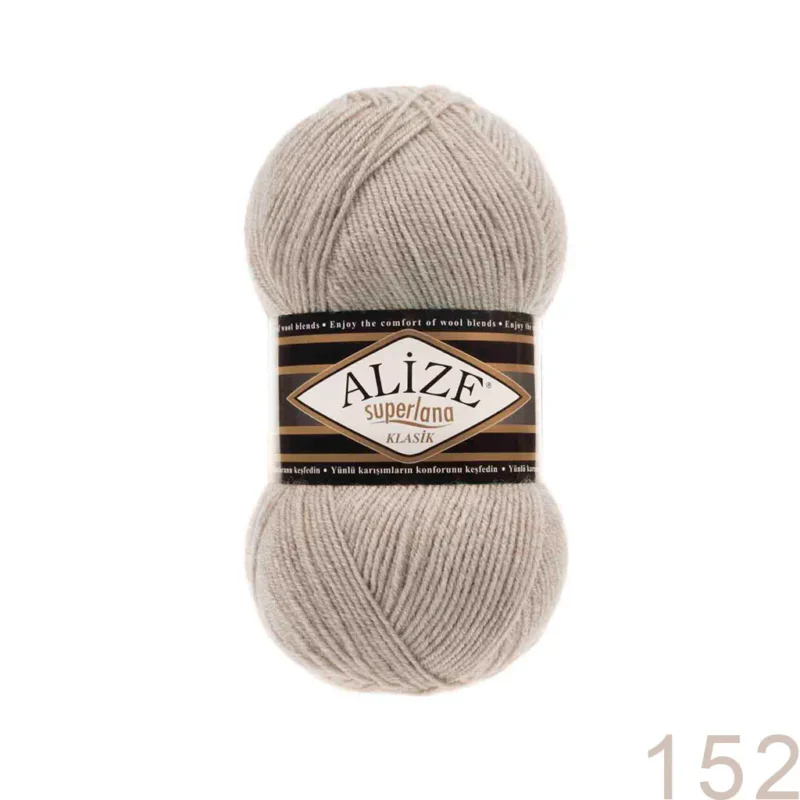 Alize Superlana Klasik 152 ბეჟი მელანჟი