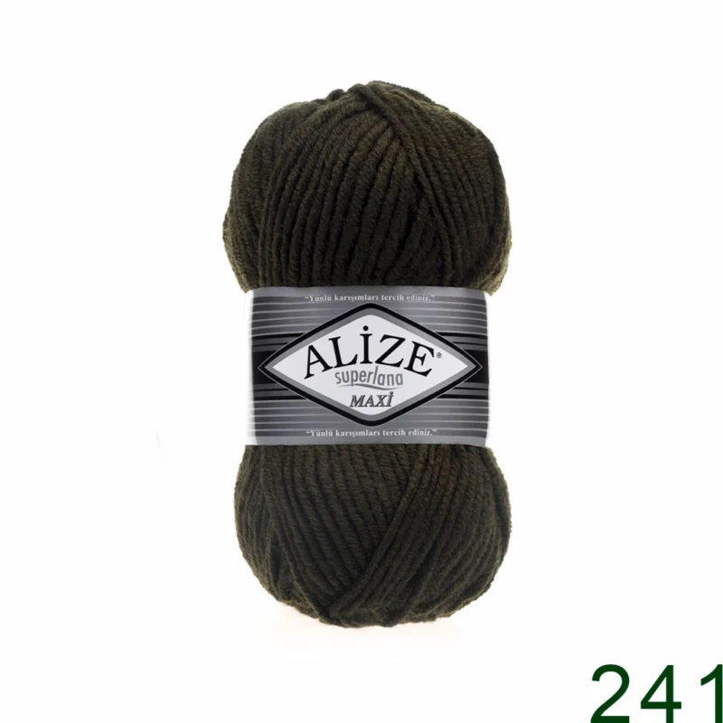 Alize Superlana Maxi 241 მუქი ხაკისფერი