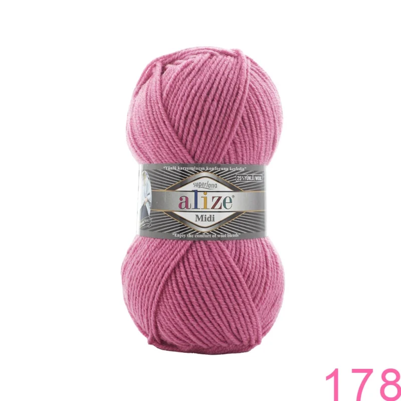 Alize Superlana Midi 178 ვარდისფერი