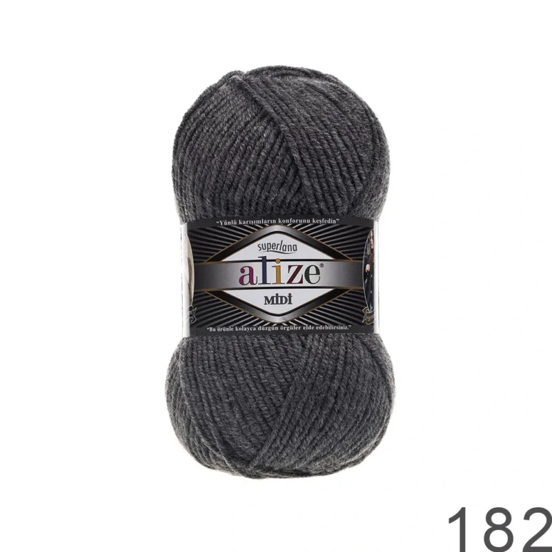 Alize Superlana Midi 182 რუხი მელანჟი