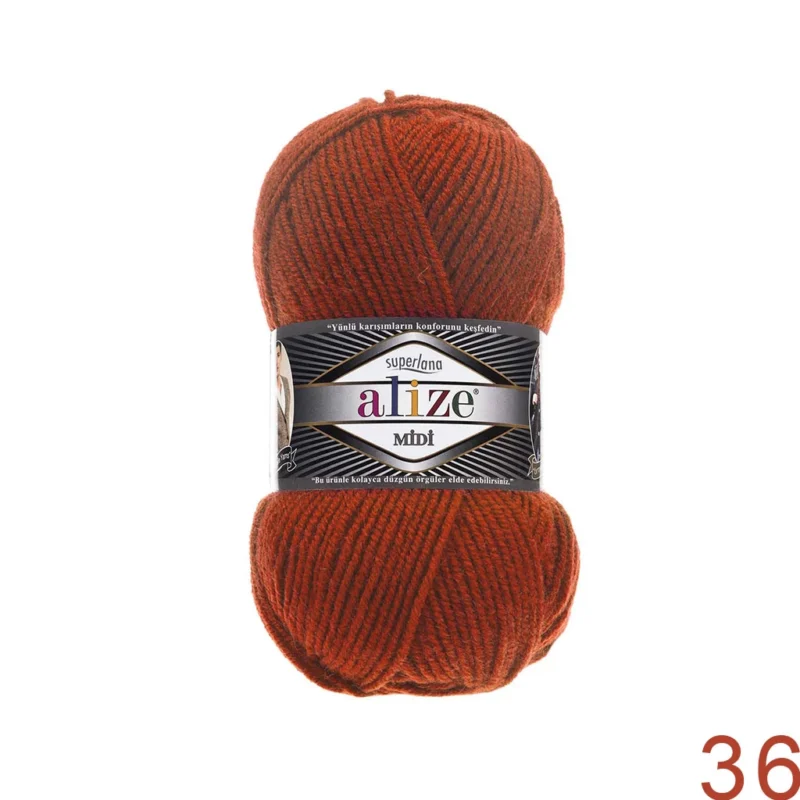 Alize Superlana Midi 36 აგურისფერი