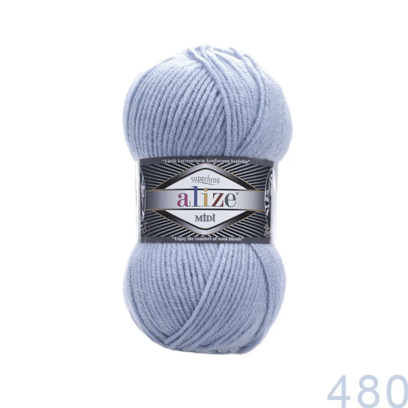 Alize Superlana Midi 480 ცისფერი