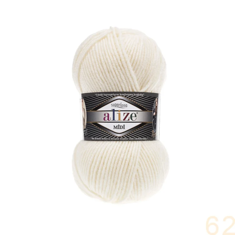 Alize Superlana Midi 62 ღია კრემისფერი