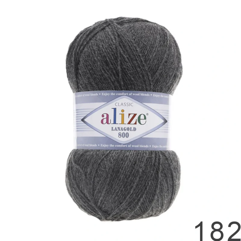 Alize Lanagold 800 182 რუხი მელანჟი