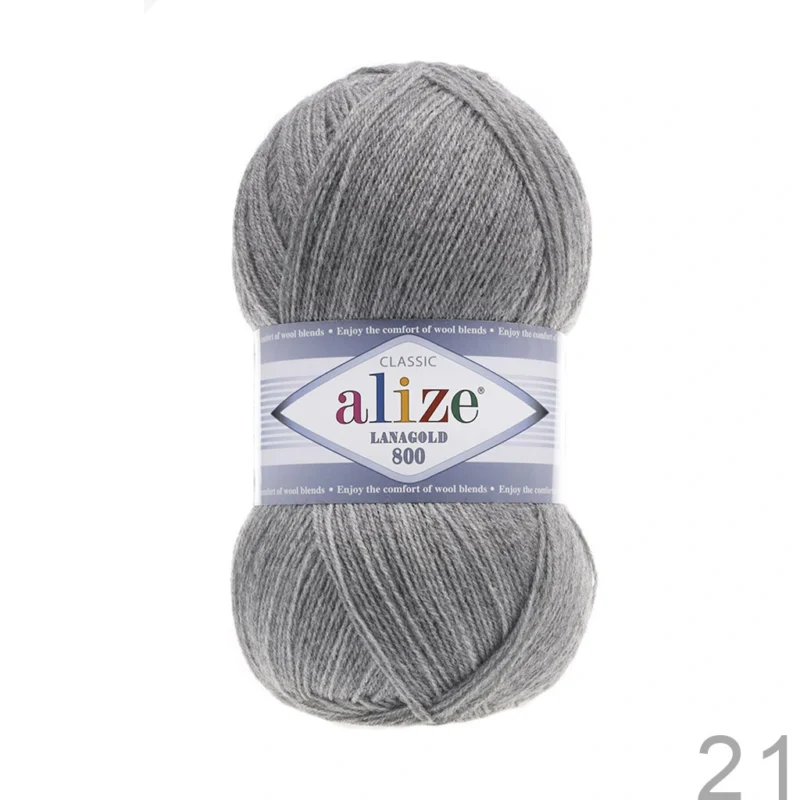 Alize Lanagold 800 21 ნაცრისფერი მელანჟი